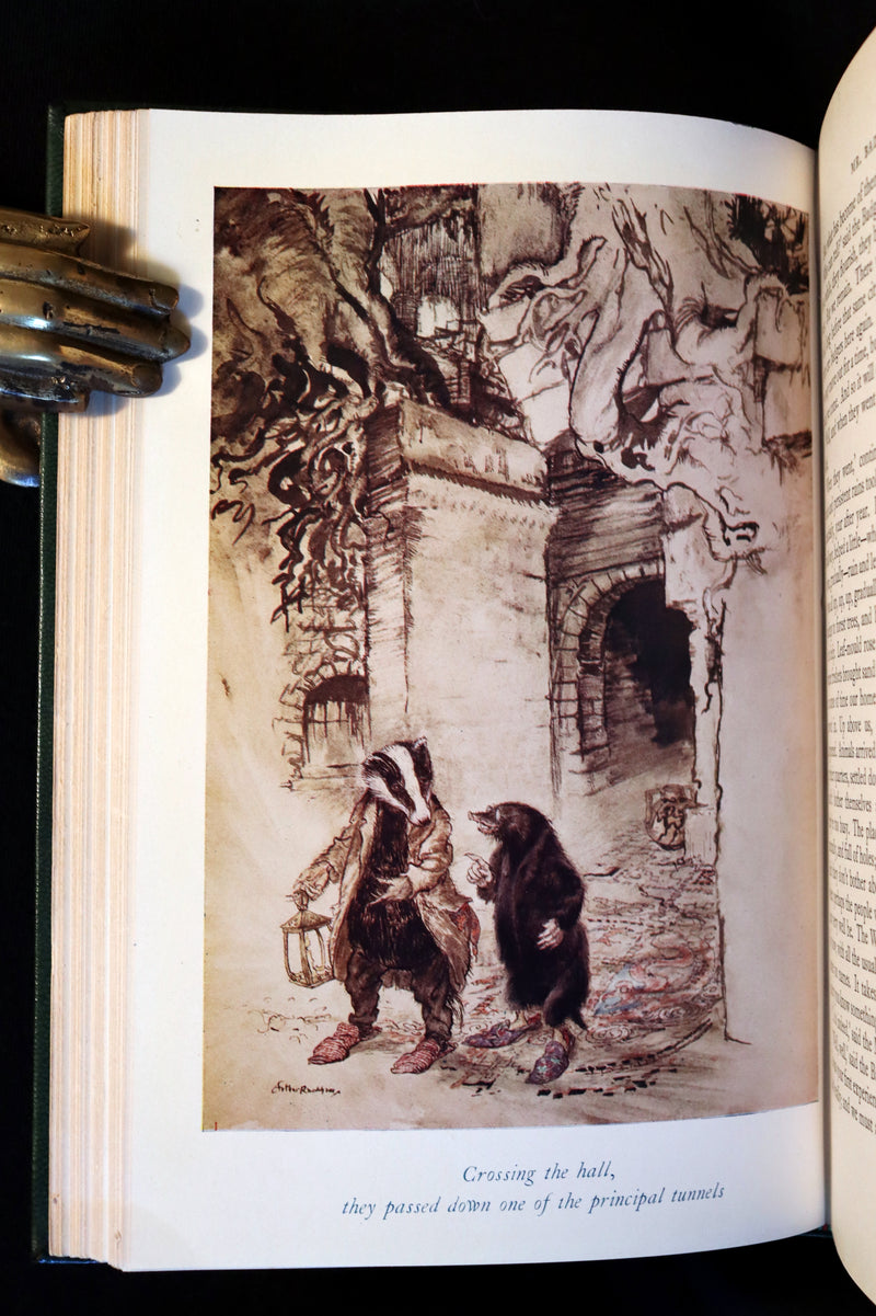 1950 First Edition - The WIND IN THE WILLOWS by Kenneth Grahame illustrated by Arthur RACKHAM.
