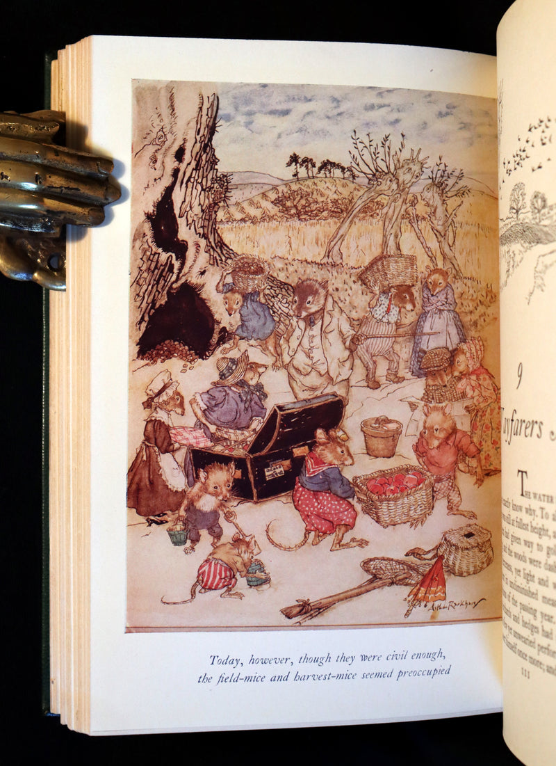 1950 First Edition - The WIND IN THE WILLOWS by Kenneth Grahame illustrated by Arthur RACKHAM.