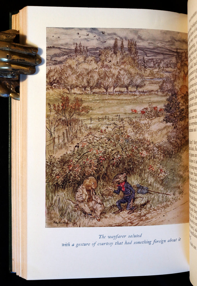 1950 First Edition - The WIND IN THE WILLOWS by Kenneth Grahame illustrated by Arthur RACKHAM.