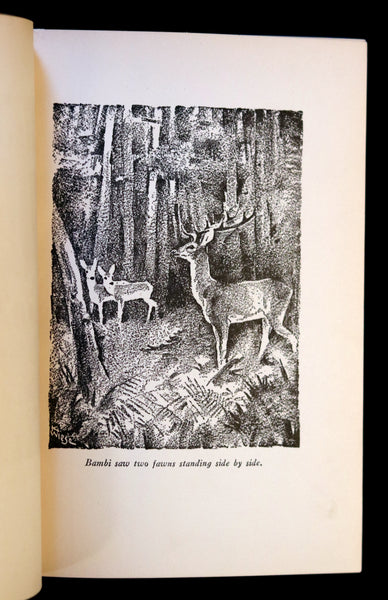 1928 First Edition - BAMBI a Life in the Woods by Felix Salten in a Nice Binding.