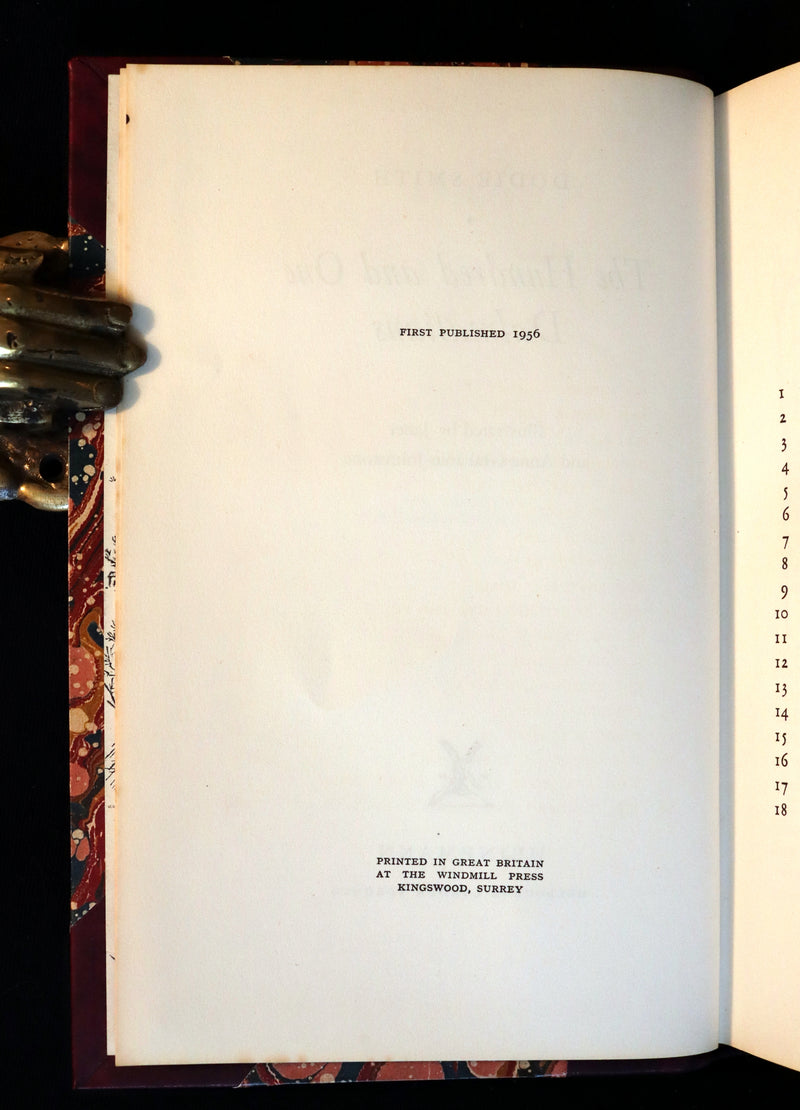 1956 Rare First Edition - The Hundred and One Dalmatians by Dodie Smith illustrated by Janet & Anne Grahame-Johnstone.