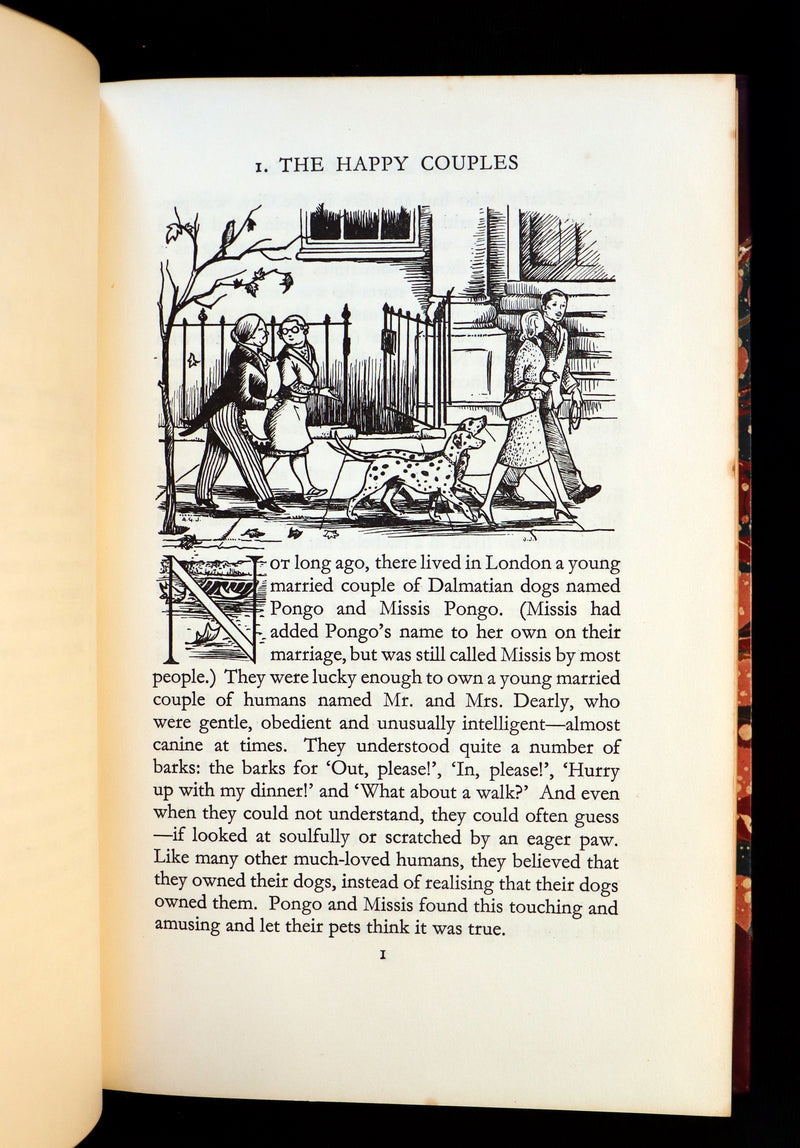 1956 Rare First Edition - The Hundred and One Dalmatians by Dodie Smith illustrated by Janet & Anne Grahame-Johnstone.
