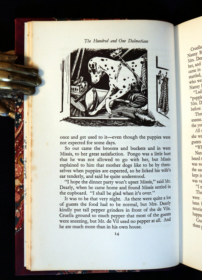 1956 Rare First Edition - The Hundred and One Dalmatians by Dodie Smith illustrated by Janet & Anne Grahame-Johnstone.