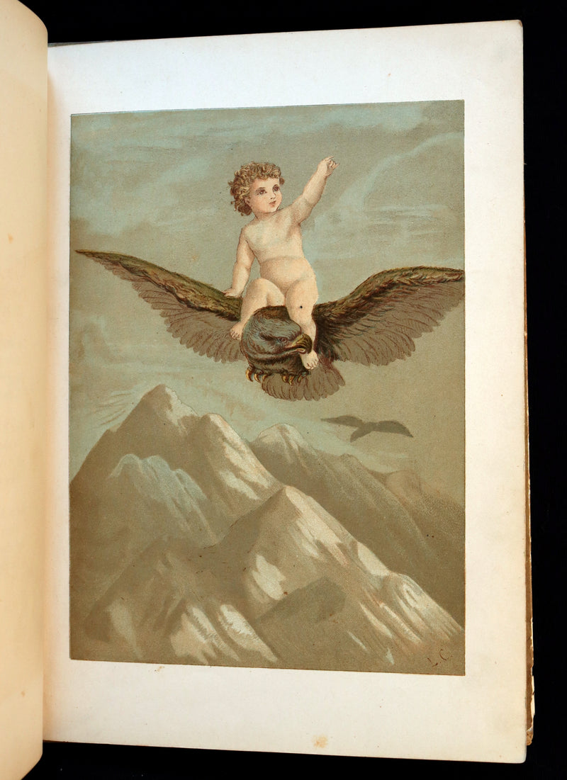 1882 Scarce Victorian FAIRY Book ~ LOUISE CLARKSON FLY-AWAY FAIRIES AND BABY-BLOSSOMS. 1stED.