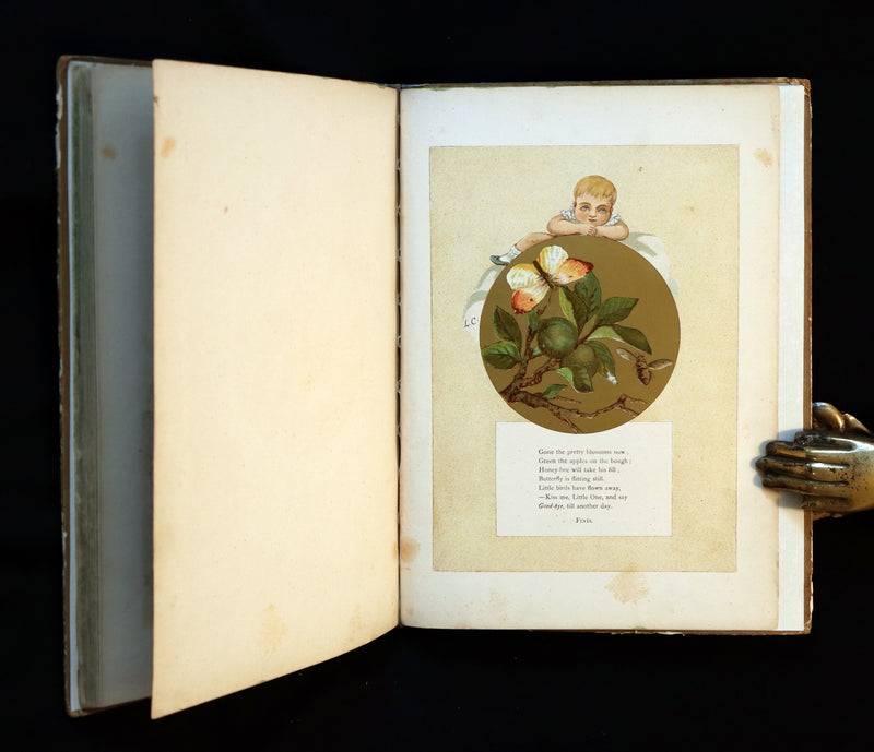 1882 Scarce Victorian FAIRY Book ~ LOUISE CLARKSON FLY-AWAY FAIRIES AND BABY-BLOSSOMS. 1stED.