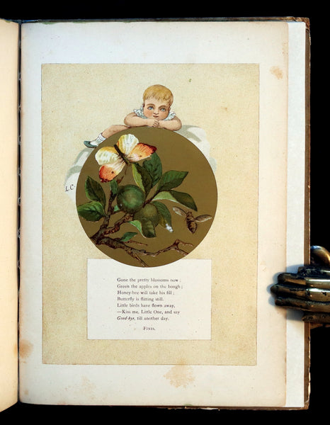 1882 Scarce Victorian FAIRY Book ~ LOUISE CLARKSON FLY-AWAY FAIRIES AND BABY-BLOSSOMS. 1stED.
