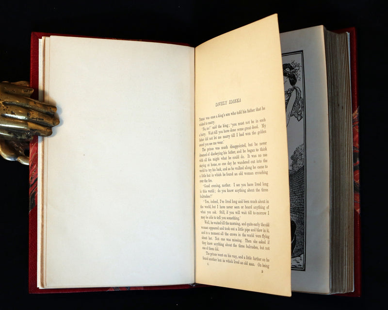 1903 Rare First Edition - The CRIMSON FAIRY BOOK by Andrew Lang Illustrated by H. J. FORD.