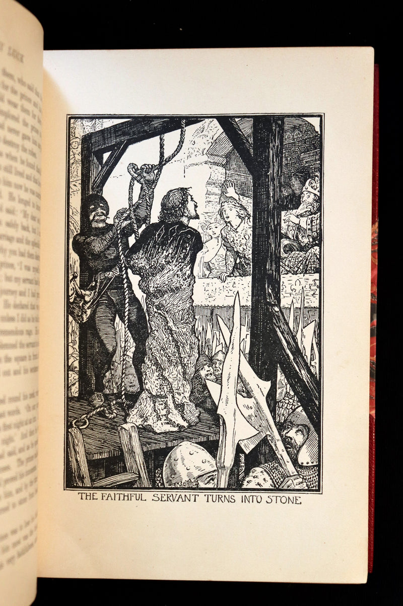 1903 Rare First Edition - The CRIMSON FAIRY BOOK by Andrew Lang Illustrated by H. J. FORD.