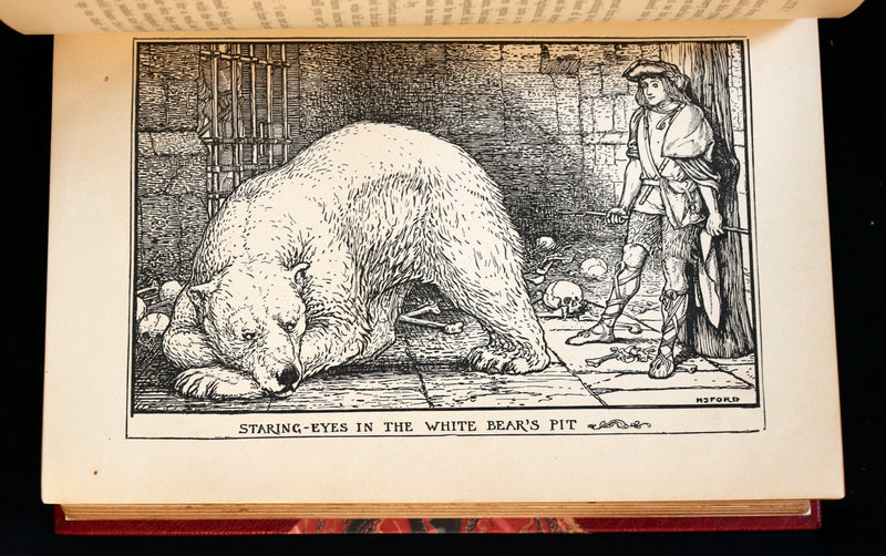 1903 Rare First Edition - The CRIMSON FAIRY BOOK by Andrew Lang Illustrated by H. J. FORD.