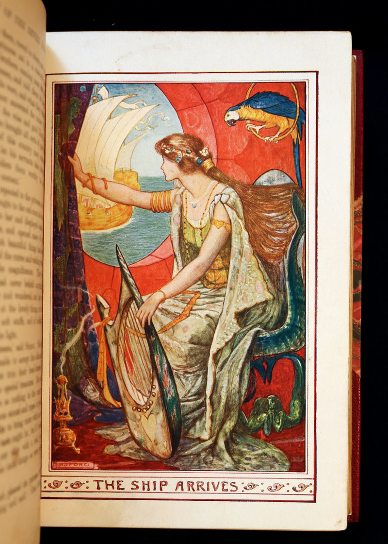 1903 Rare First Edition - The CRIMSON FAIRY BOOK by Andrew Lang Illustrated by H. J. FORD.