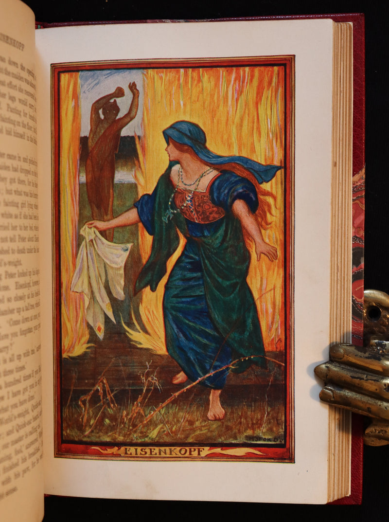 1903 Rare First Edition - The CRIMSON FAIRY BOOK by Andrew Lang Illustrated by H. J. FORD.