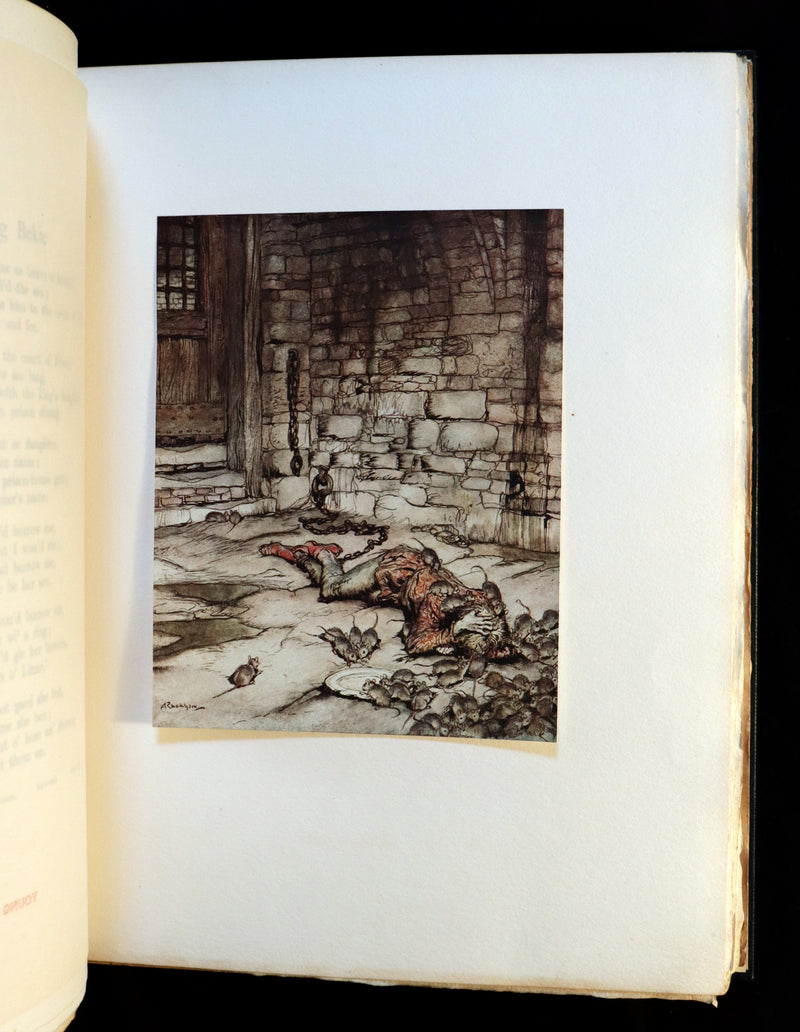 1909 Rare Limited Book Signed by Rackham - Some British Ballads in a beautiful binding.