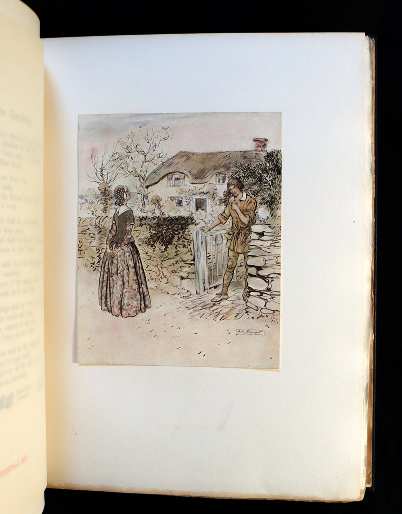 1909 Rare Limited Book Signed by Rackham - Some British Ballads in a beautiful binding.