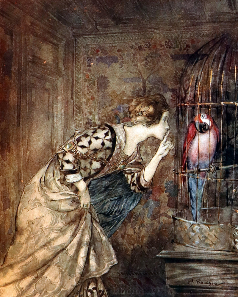 1909 Rare Limited Book Signed by Rackham - Some British Ballads in a beautiful binding.