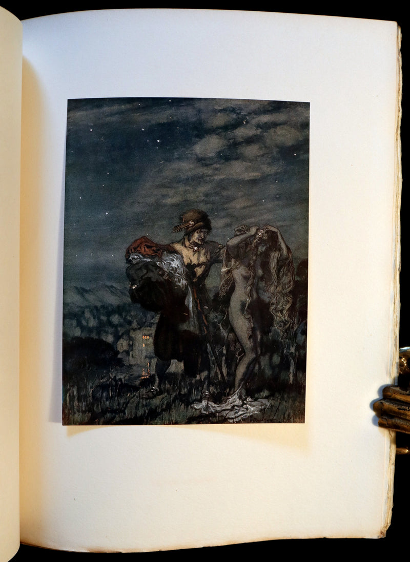 1909 Rare Limited Book Signed by Rackham - Some British Ballads in a beautiful binding.