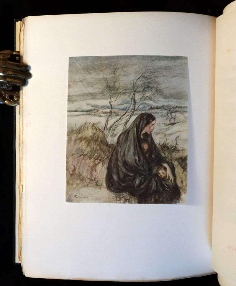 1909 Rare Limited Book Signed by Rackham - Some British Ballads in a beautiful binding.