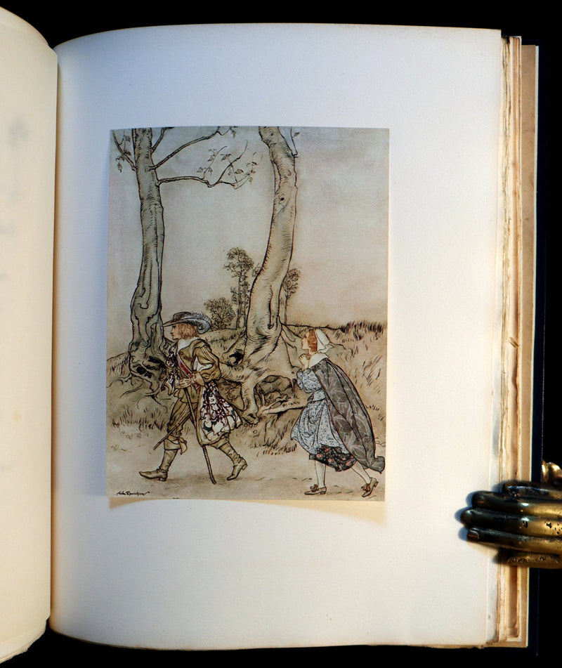 1909 Rare Limited Book Signed by Rackham - Some British Ballads in a beautiful binding.