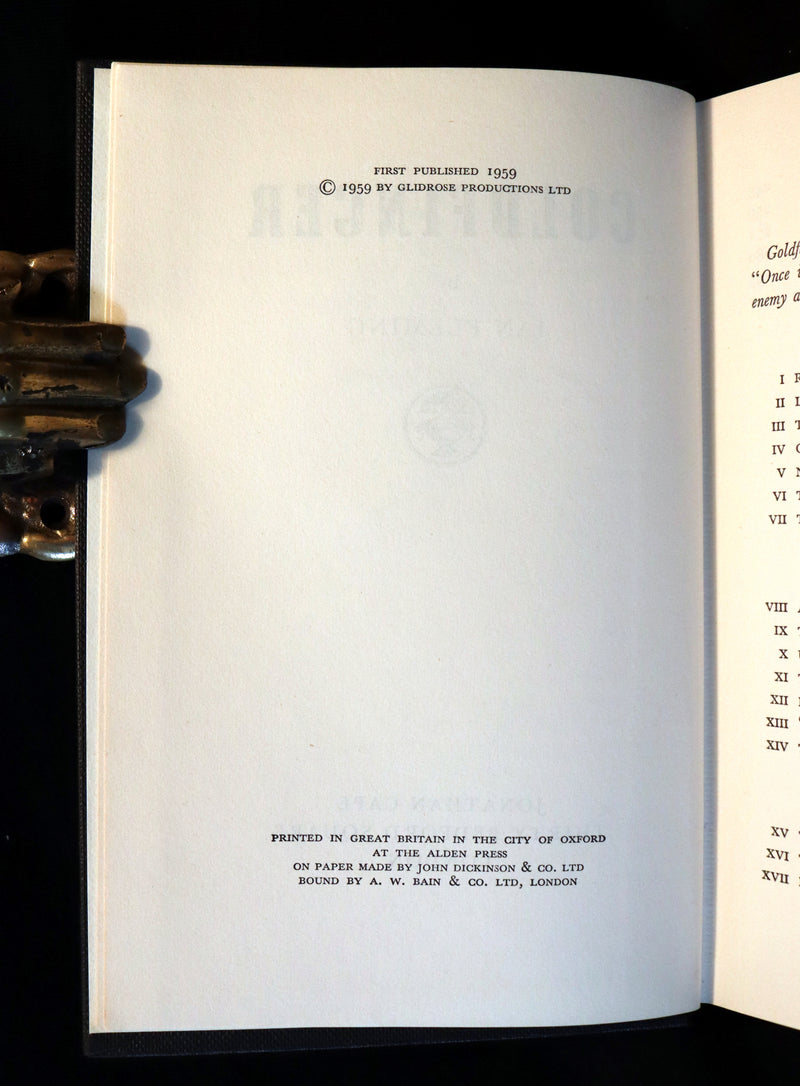 1959 First Edition - James Bond GOLDFINGER by Ian Fleming.