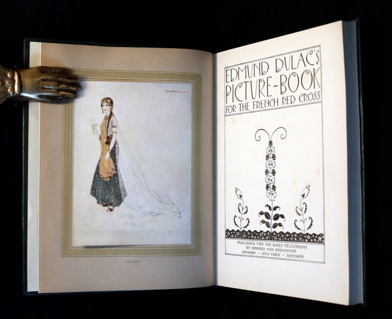 1915 First Edition - Edmund Dulac's Picture Book for the French Red Cross.