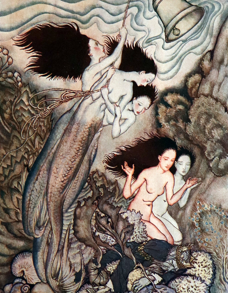 1926 Rare First Edition - THE TEMPEST by Shakespeare illustrated and SIGNED by RACKHAM.