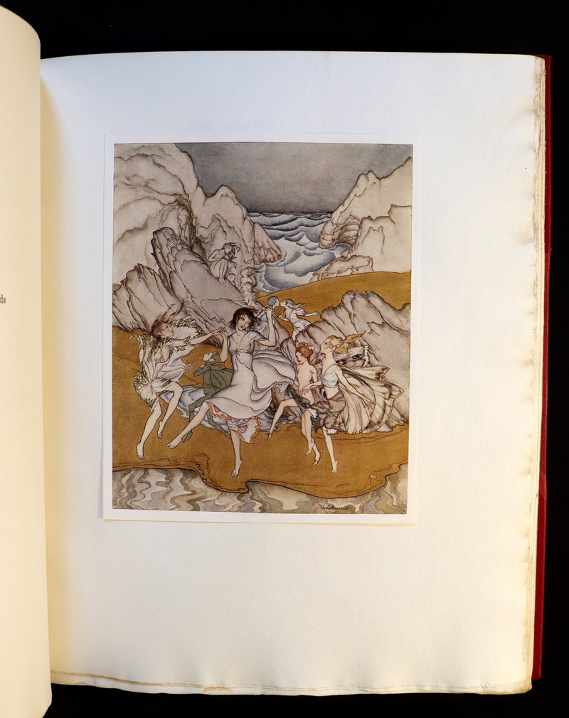 1926 Rare First Edition - THE TEMPEST by Shakespeare illustrated and SIGNED by RACKHAM.