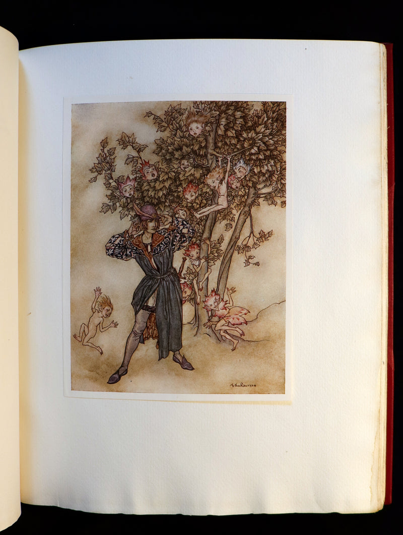 1926 Rare First Edition - THE TEMPEST by Shakespeare illustrated and SIGNED by RACKHAM.