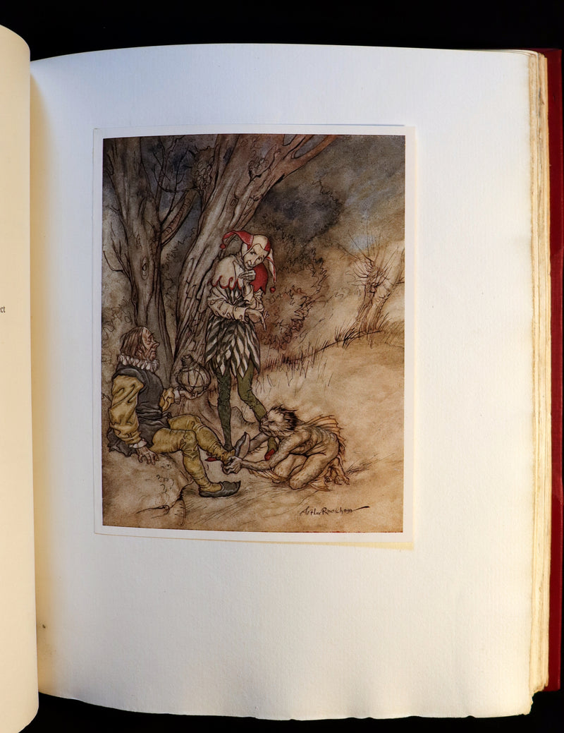 1926 Rare First Edition - THE TEMPEST by Shakespeare illustrated and SIGNED by RACKHAM.