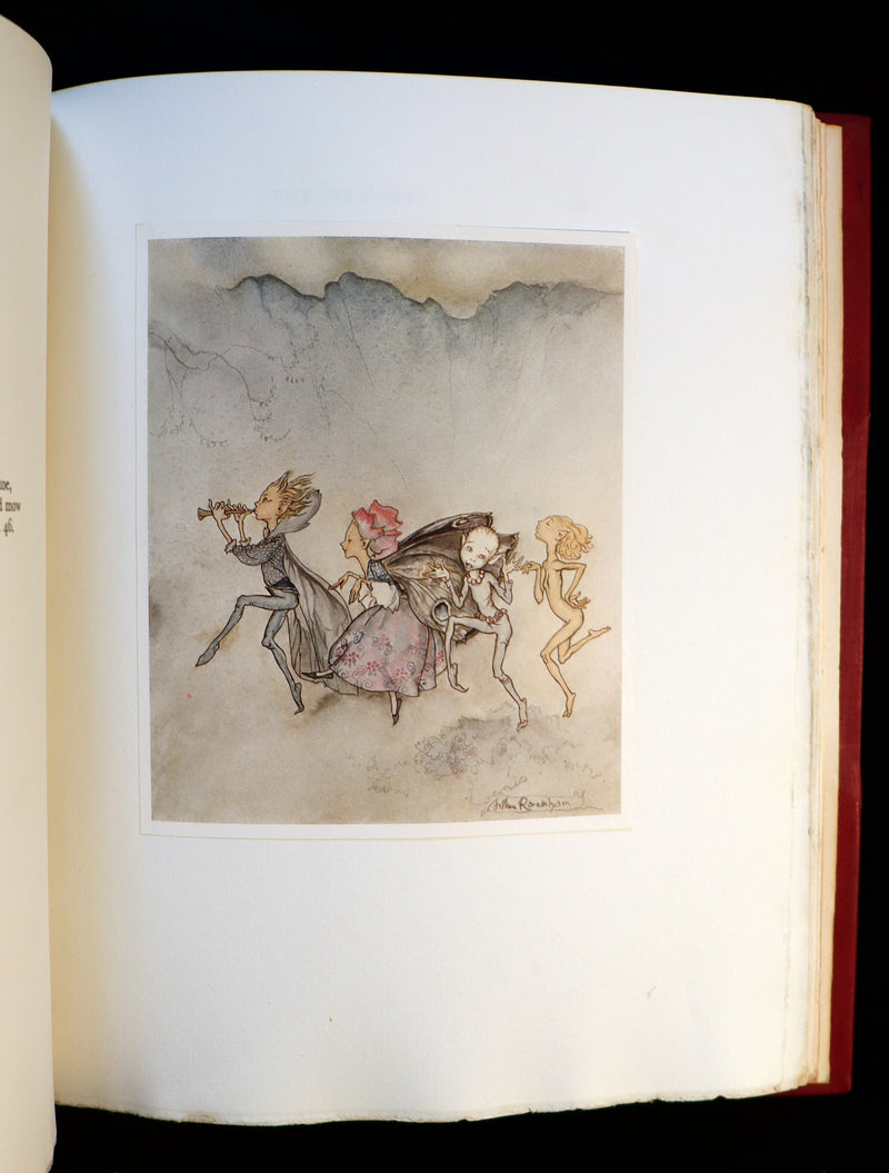 1926 Rare First Edition - THE TEMPEST by Shakespeare illustrated and SIGNED by RACKHAM.