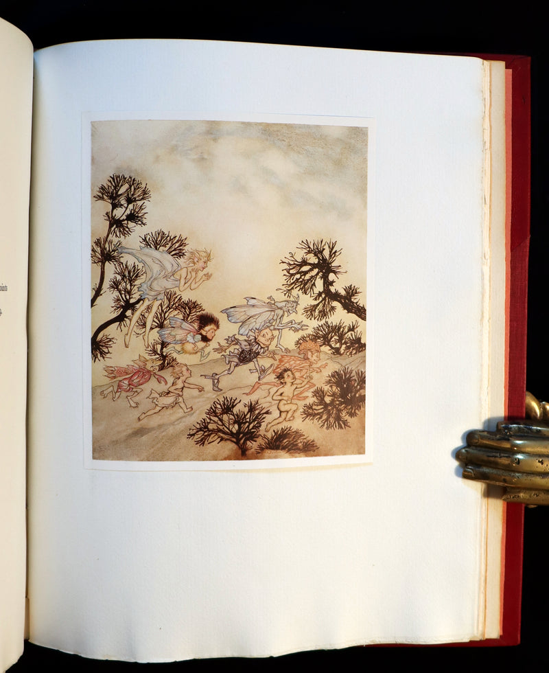 1926 Rare First Edition - THE TEMPEST by Shakespeare illustrated and SIGNED by RACKHAM.