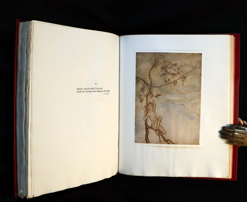 1926 Rare First Edition - THE TEMPEST by Shakespeare illustrated and SIGNED by RACKHAM.