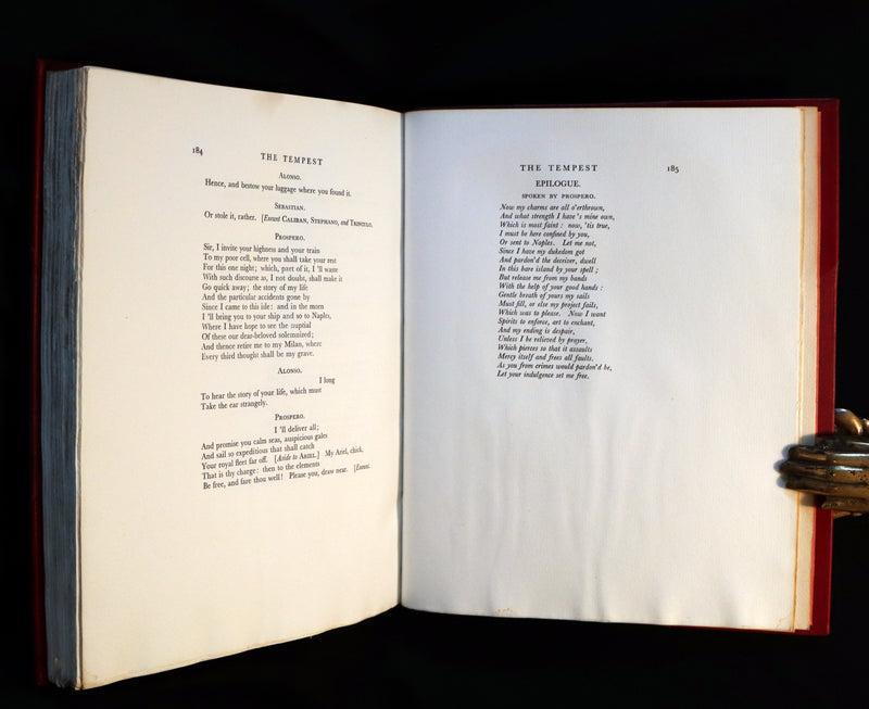 1926 Rare First Edition - THE TEMPEST by Shakespeare illustrated and SIGNED by RACKHAM.