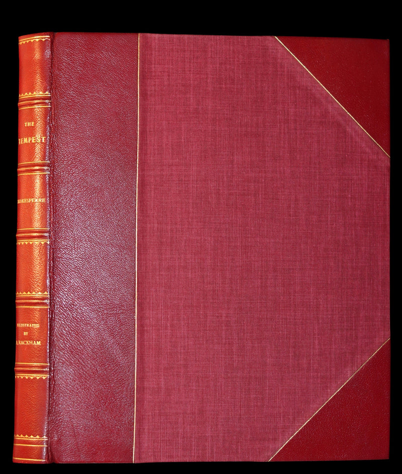 1926 Rare First Edition - THE TEMPEST by Shakespeare illustrated and SIGNED by RACKHAM.