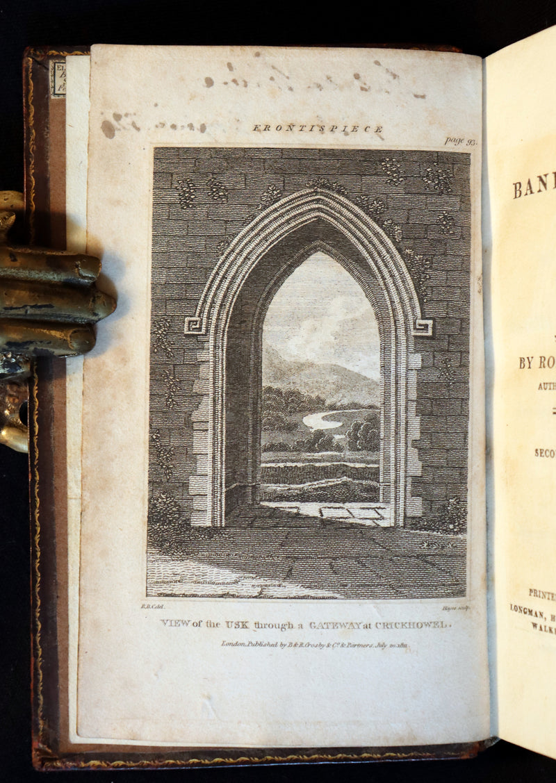 1813 Rare Book - Robert Bloomfield - The Banks Of Wye; A Poem In Four Books illustrated.