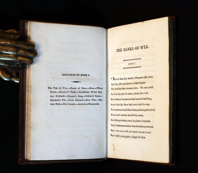 1813 Rare Book - Robert Bloomfield - The Banks Of Wye; A Poem In Four Books illustrated.