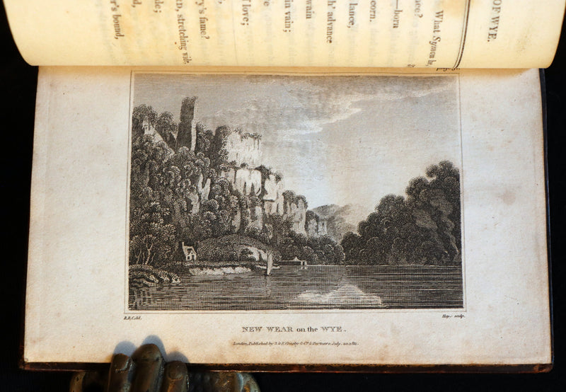 1813 Rare Book - Robert Bloomfield - The Banks Of Wye; A Poem In Four Books illustrated.