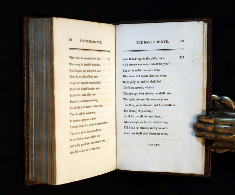 1813 Rare Book - Robert Bloomfield - The Banks Of Wye; A Poem In Four Books illustrated.