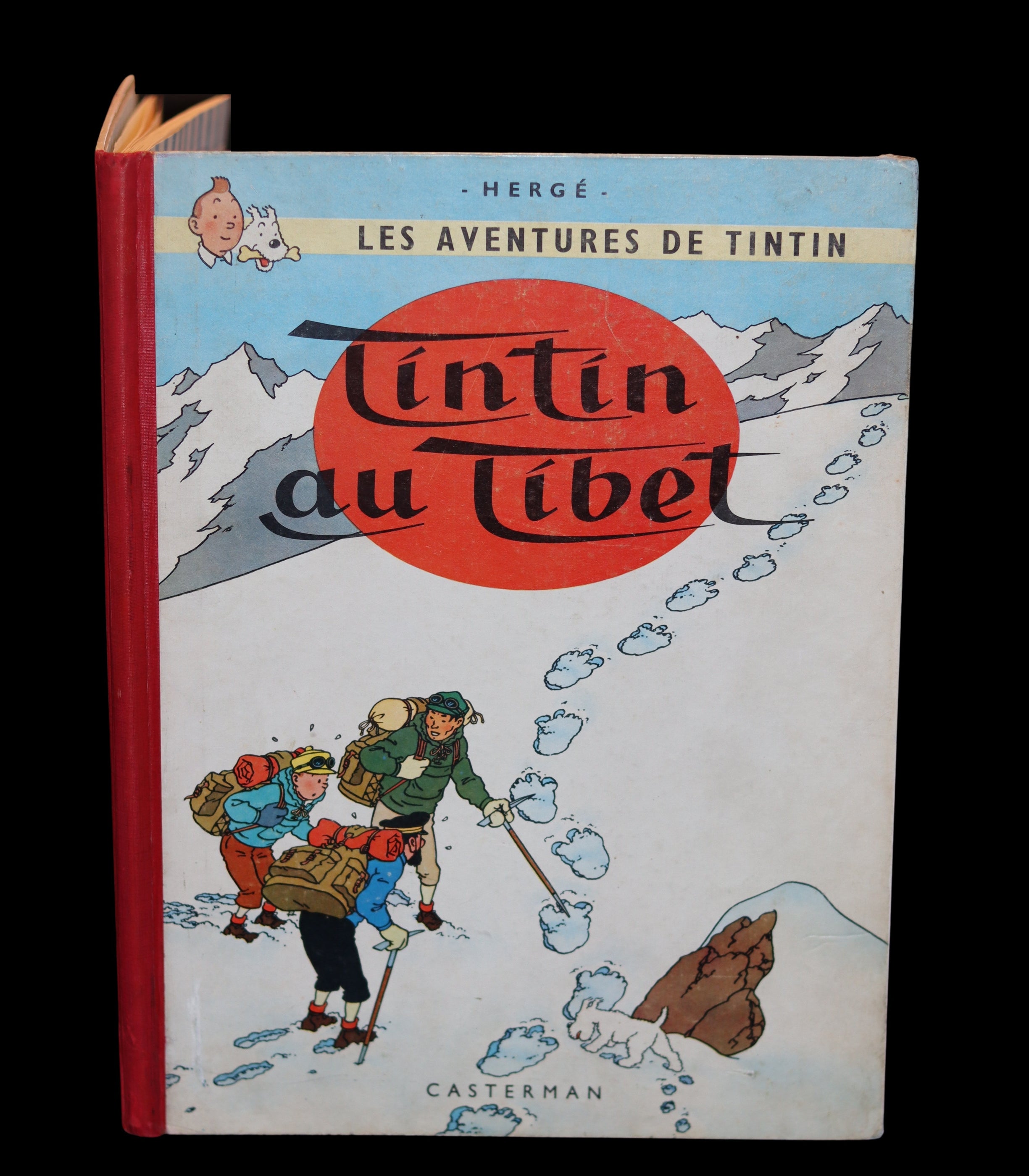 TINTIN HERGE TINTIN AU TIBET EO B29 1960 BON ETAT