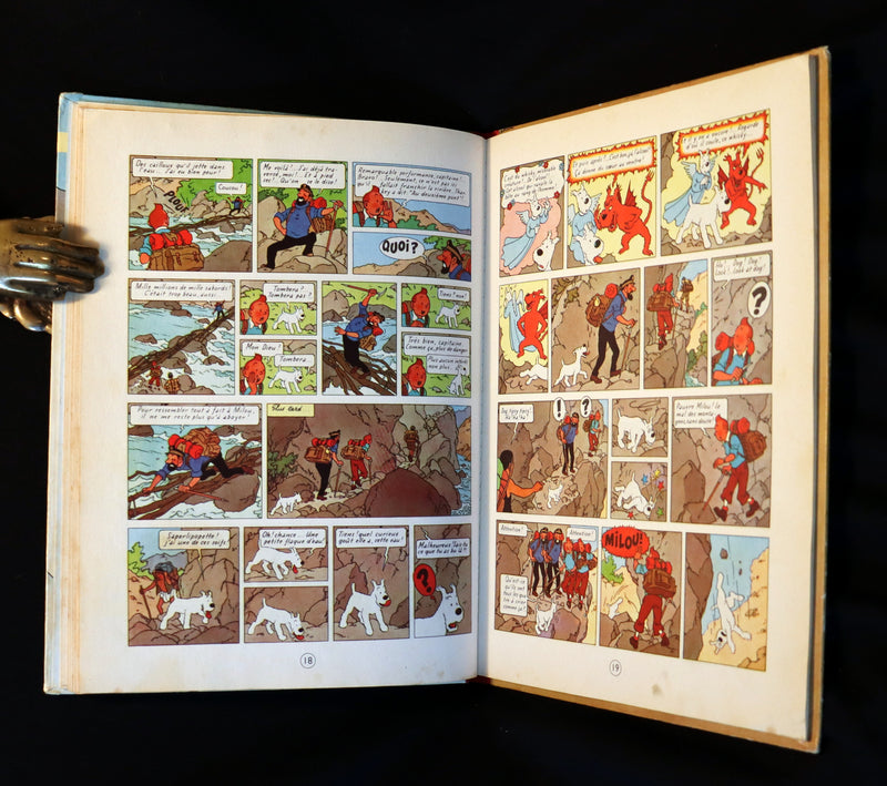 1960 Hergé French First Belgian Edition ~ TINTIN au Tibet - EO couleurs - B29.
