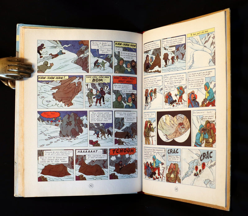 1960 Hergé French First Belgian Edition ~ TINTIN au Tibet - EO couleurs - B29.