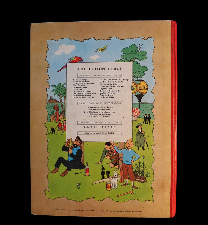 1960 Hergé French First Belgian Edition ~ TINTIN au Tibet - EO couleurs - B29.