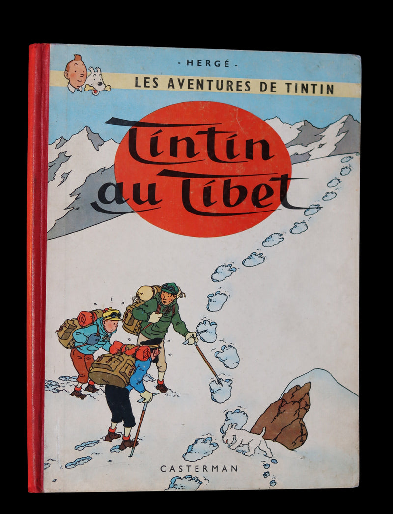 1960 Hergé French First Belgian Edition ~ TINTIN au Tibet - EO couleurs - B29.
