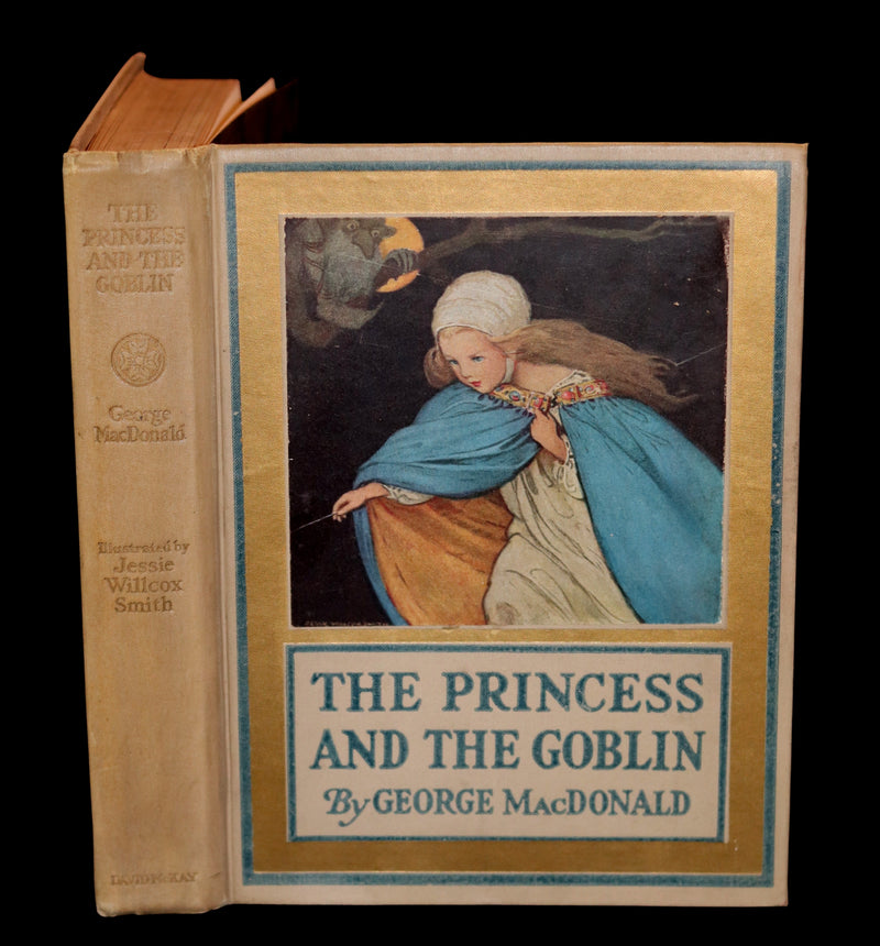1920 First Edition Book - THE PRINCESS AND THE GOBLIN Illustrated by Jessie Willcox Smith.
