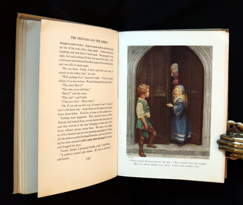 1920 First Edition Book - THE PRINCESS AND THE GOBLIN Illustrated by Jessie Willcox Smith.