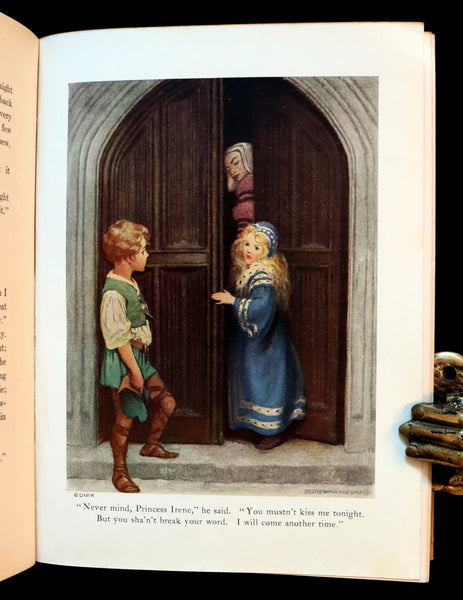 1920 First Edition Book - THE PRINCESS AND THE GOBLIN Illustrated by Jessie Willcox Smith.