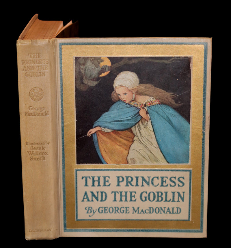 1920 First Edition Book - THE PRINCESS AND THE GOBLIN Illustrated by Jessie Willcox Smith.