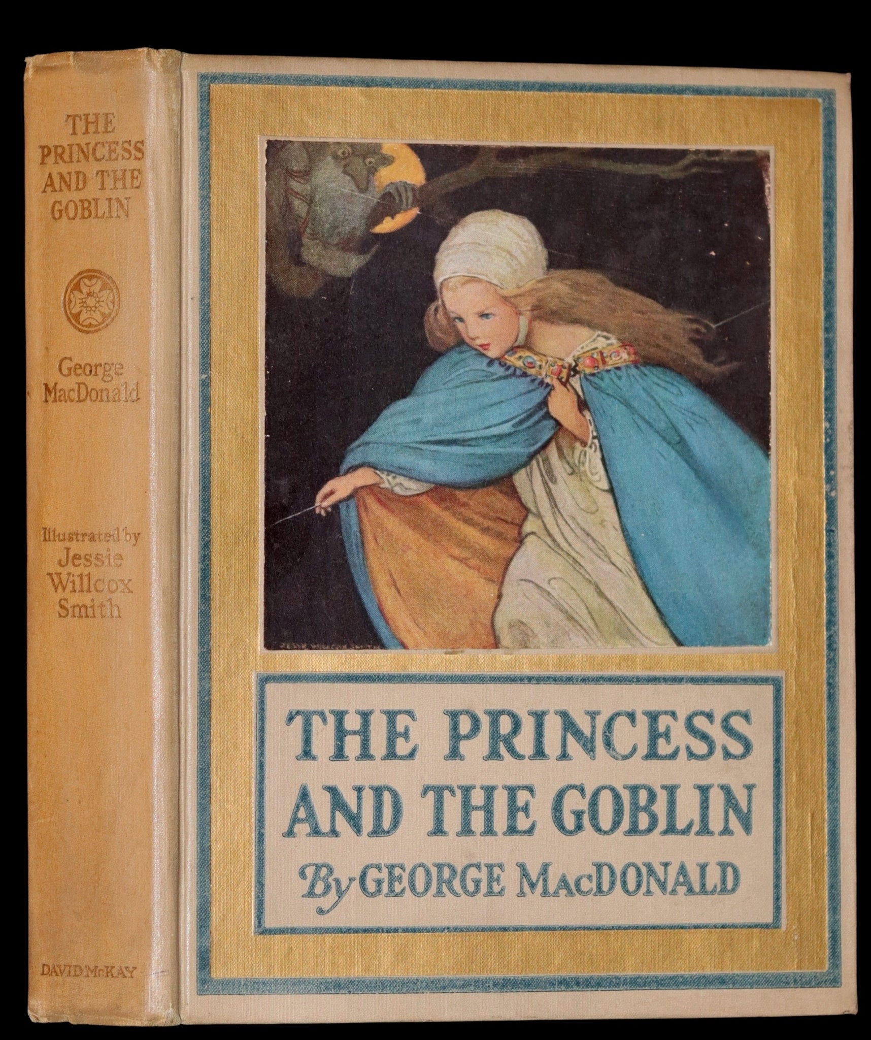 1920 First Edition Book - THE PRINCESS AND THE GOBLIN Illustrated by Jessie Willcox Smith.