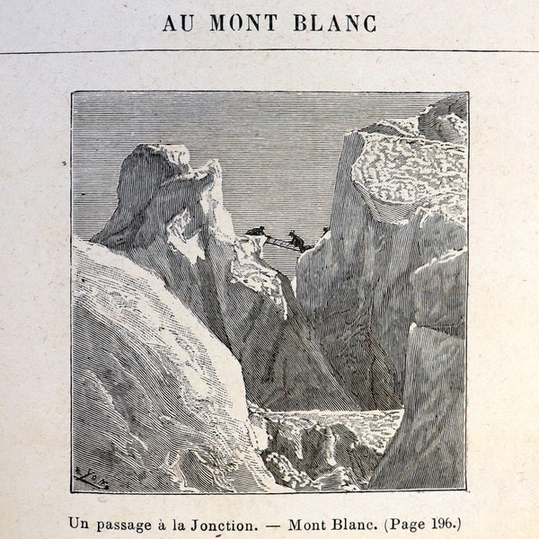 1880 Rare French Edition - JULES VERNE - Le Docteur Ox, Maitre Zacharius, Un hivernage dans les glaces, Un drame dans les airs, Quarantième ascension française au Mont Blanc.