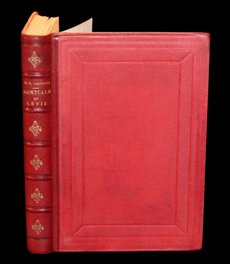 1898 Rare French Book - CANADA War 1756-1760 - MONTCALM et LEVIS by Abbé Casgrain.