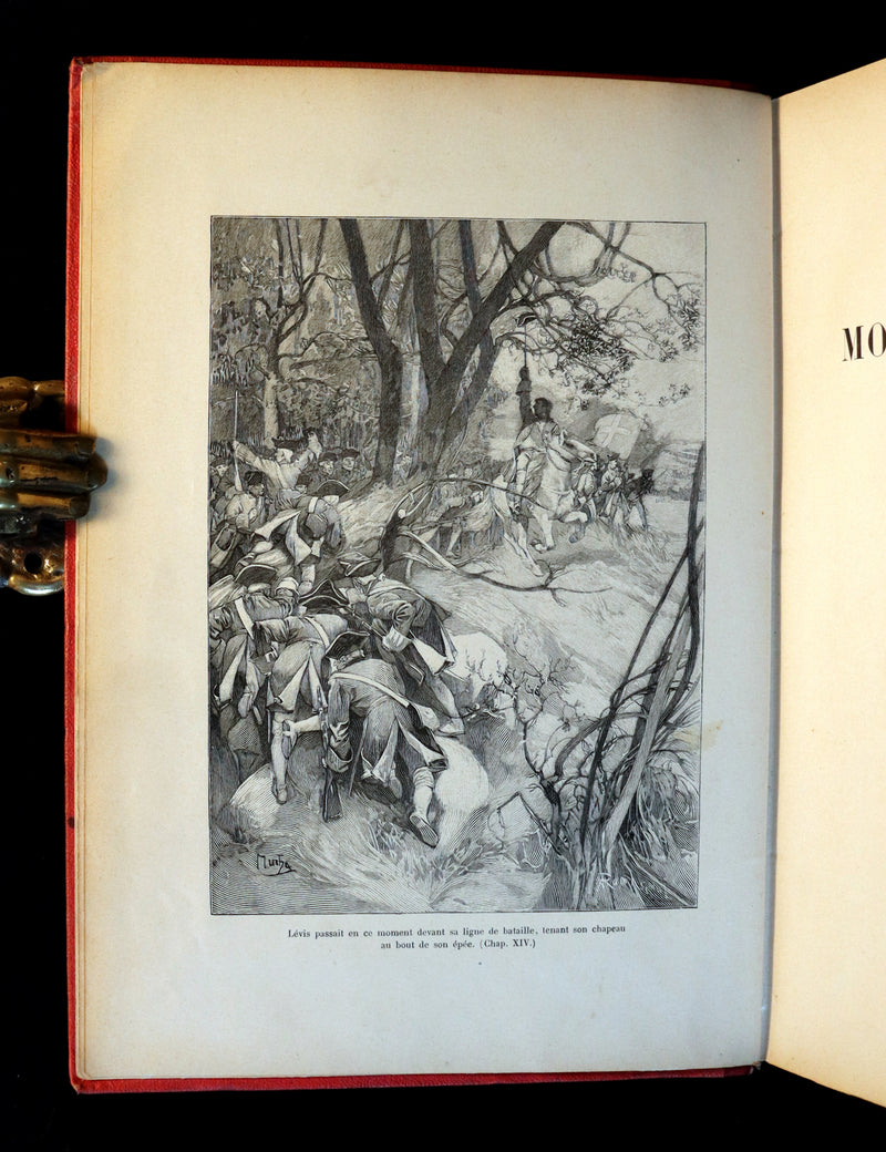 1898 Rare French Book - CANADA War 1756-1760 - MONTCALM et LEVIS by Abbé Casgrain.