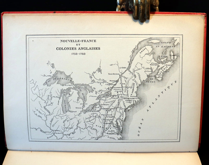 1898 Rare French Book - CANADA War 1756-1760 - MONTCALM et LEVIS by Abbé Casgrain.